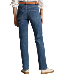 Jean à coupe droite et taille haute - Telesto Wash