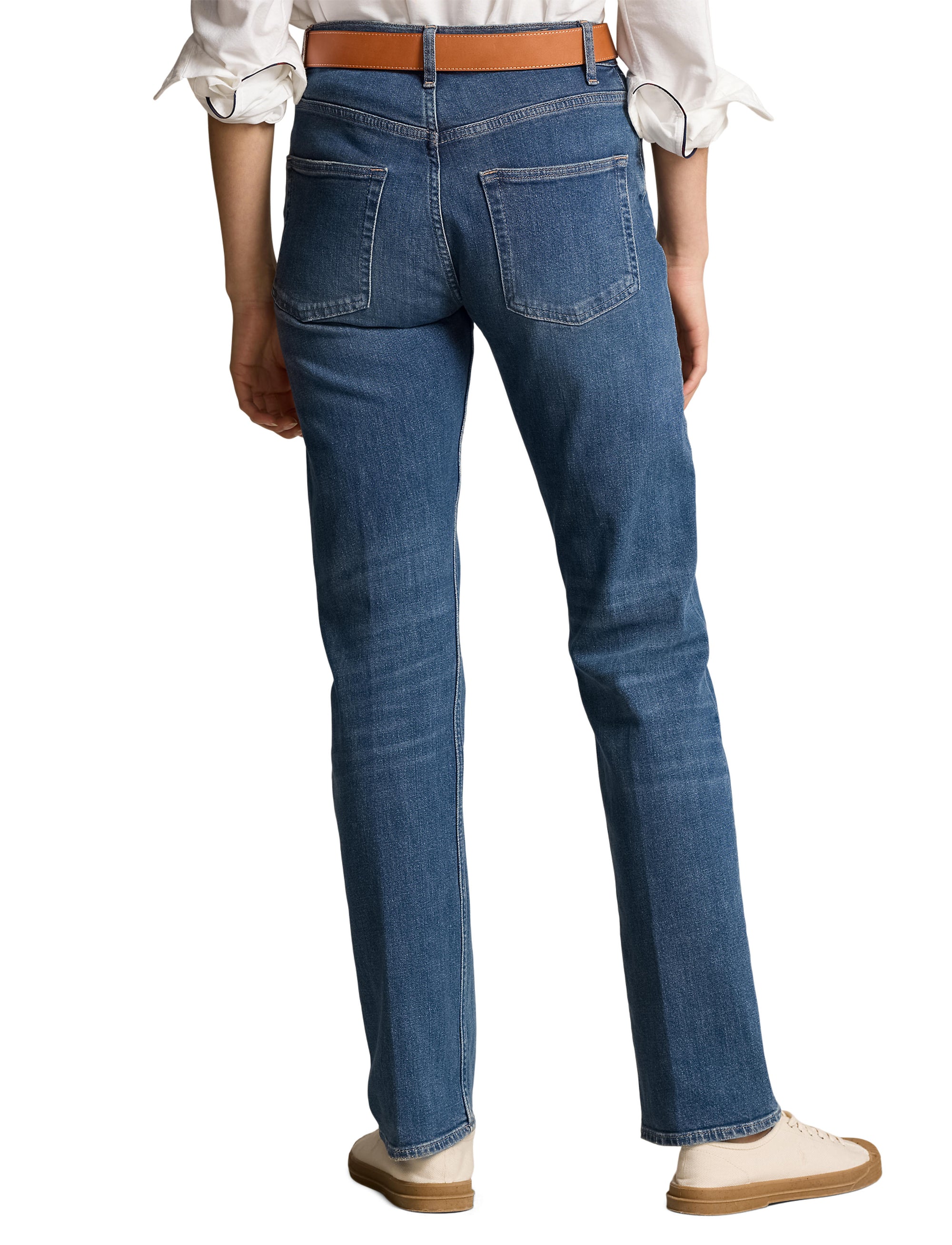 Jean à coupe droite et taille haute - Telesto Wash