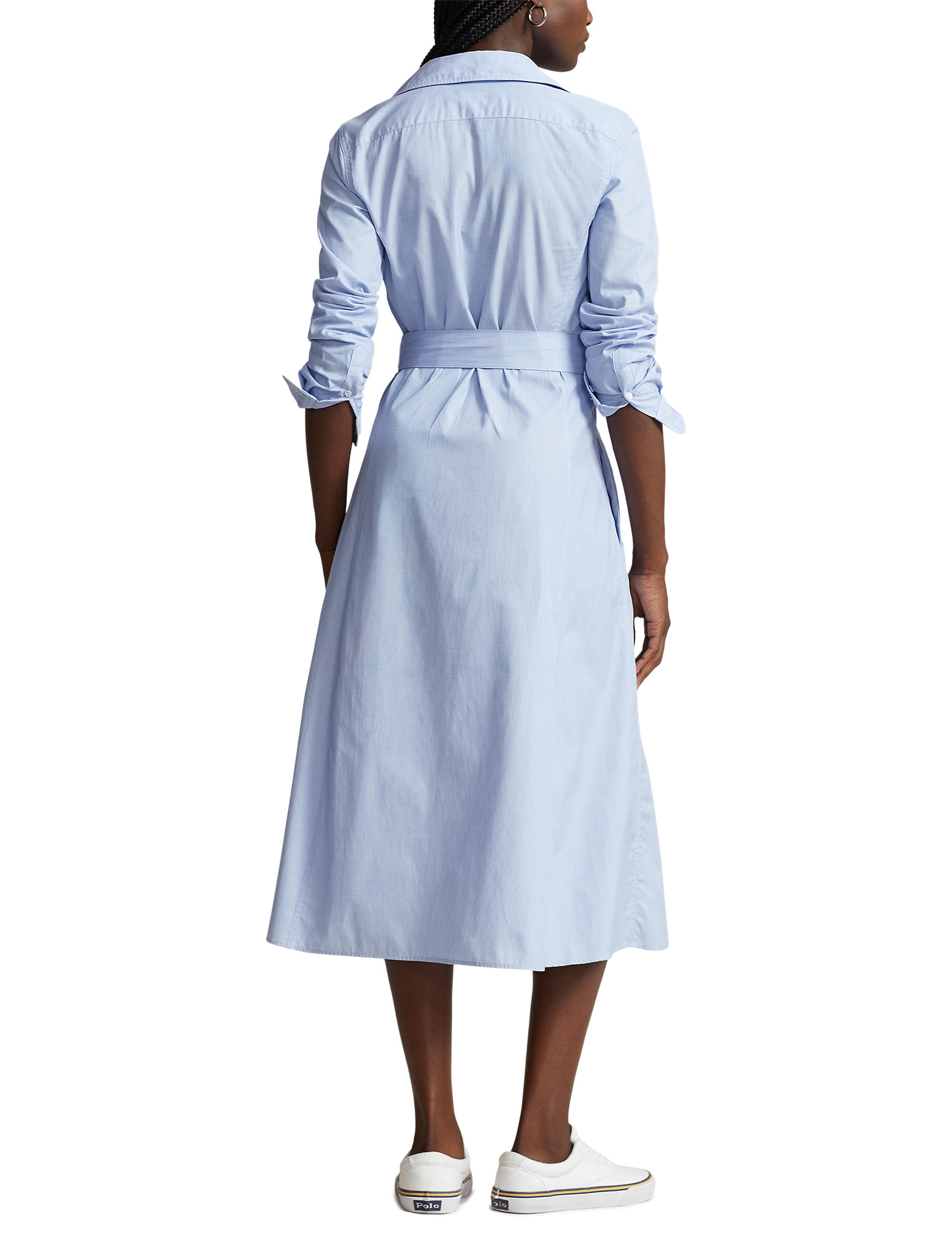 Poplin shirt dress - Classic Medium Blue