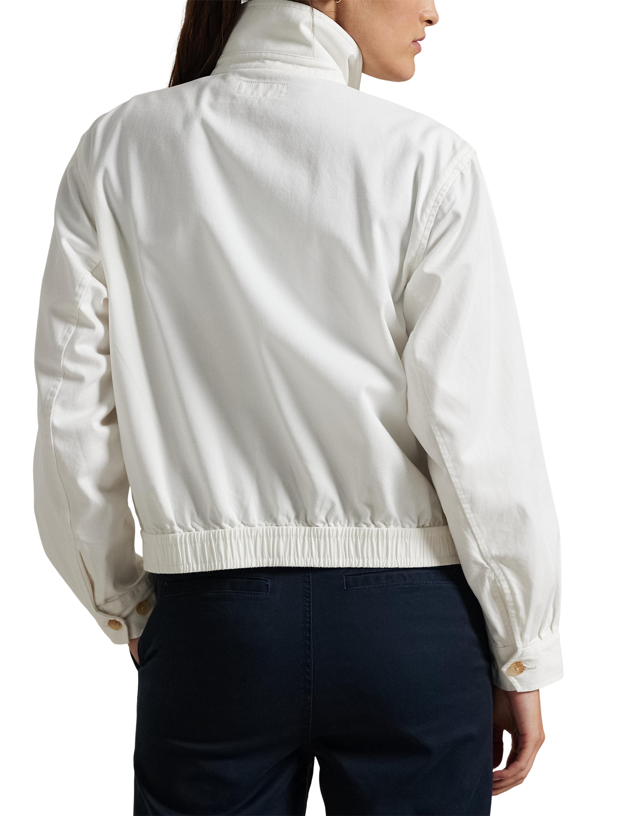 Veste en sergé de coton - Deckwash White