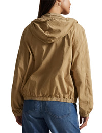 Twill hooded jacket - Cafe Tan