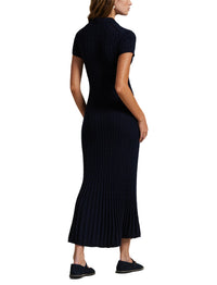 Robe polo torsadée  - Hunter Navy