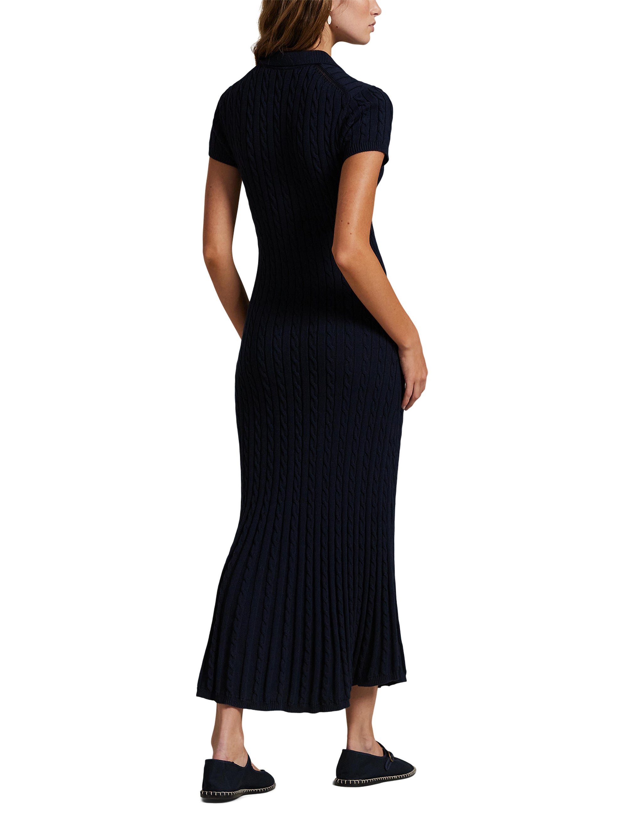 Robe polo torsadée  - Hunter Navy