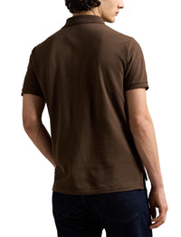 Polo coton piqué Slim Fit - Nutmeg Brown