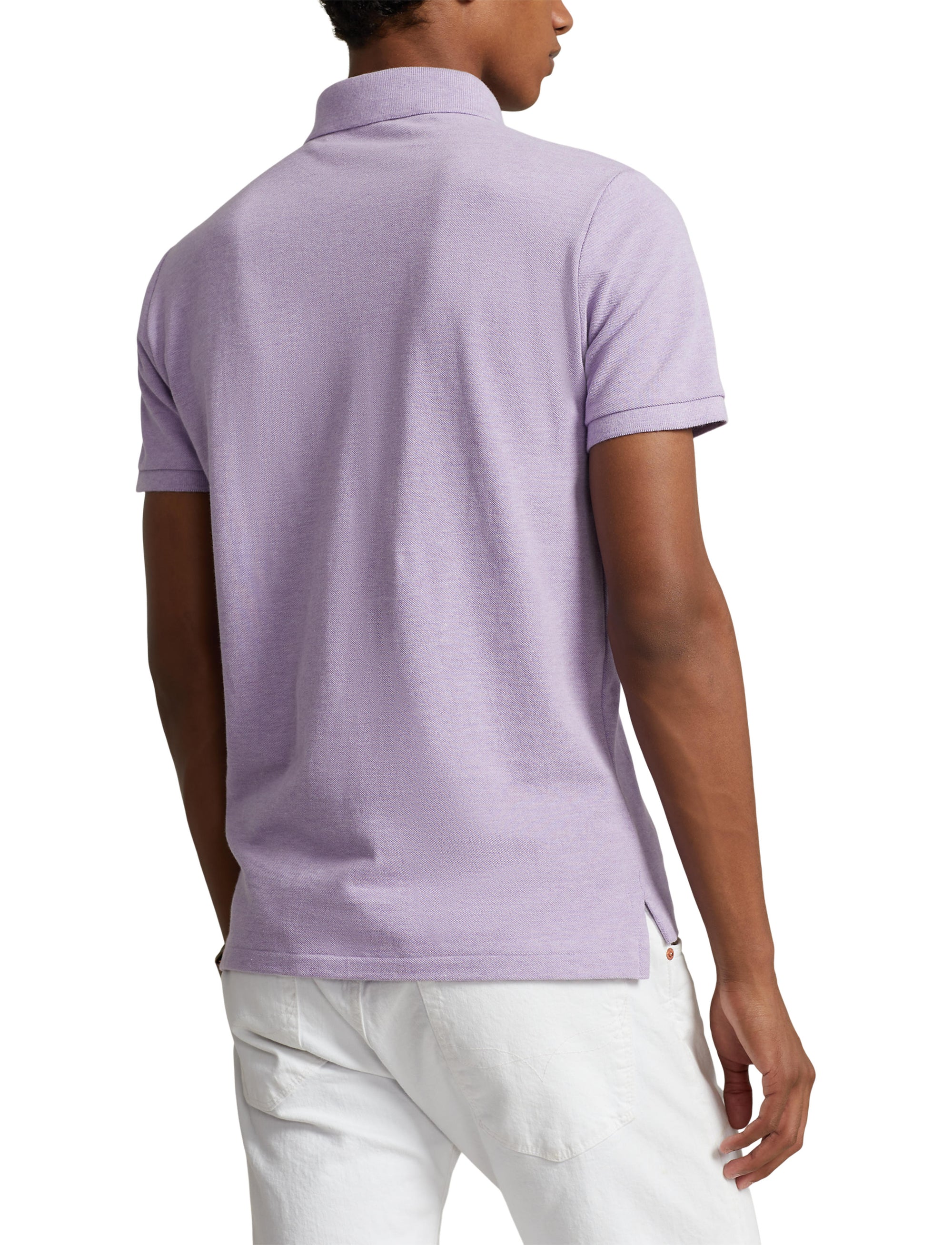 Polo coupe classique en coton piqué - Pastel Purple Heather