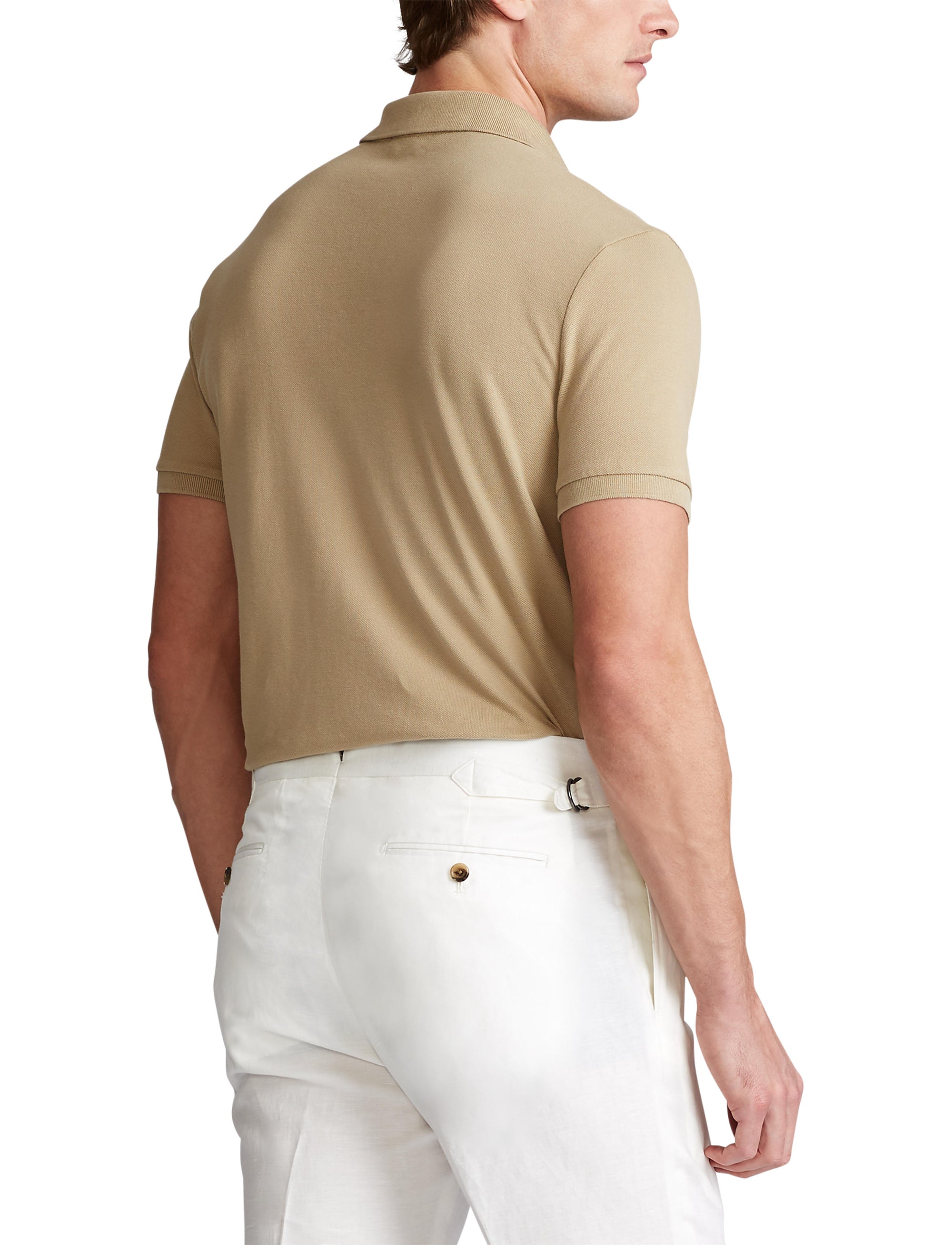 Polo coupe classique en coton piqué - Khaki Hill
