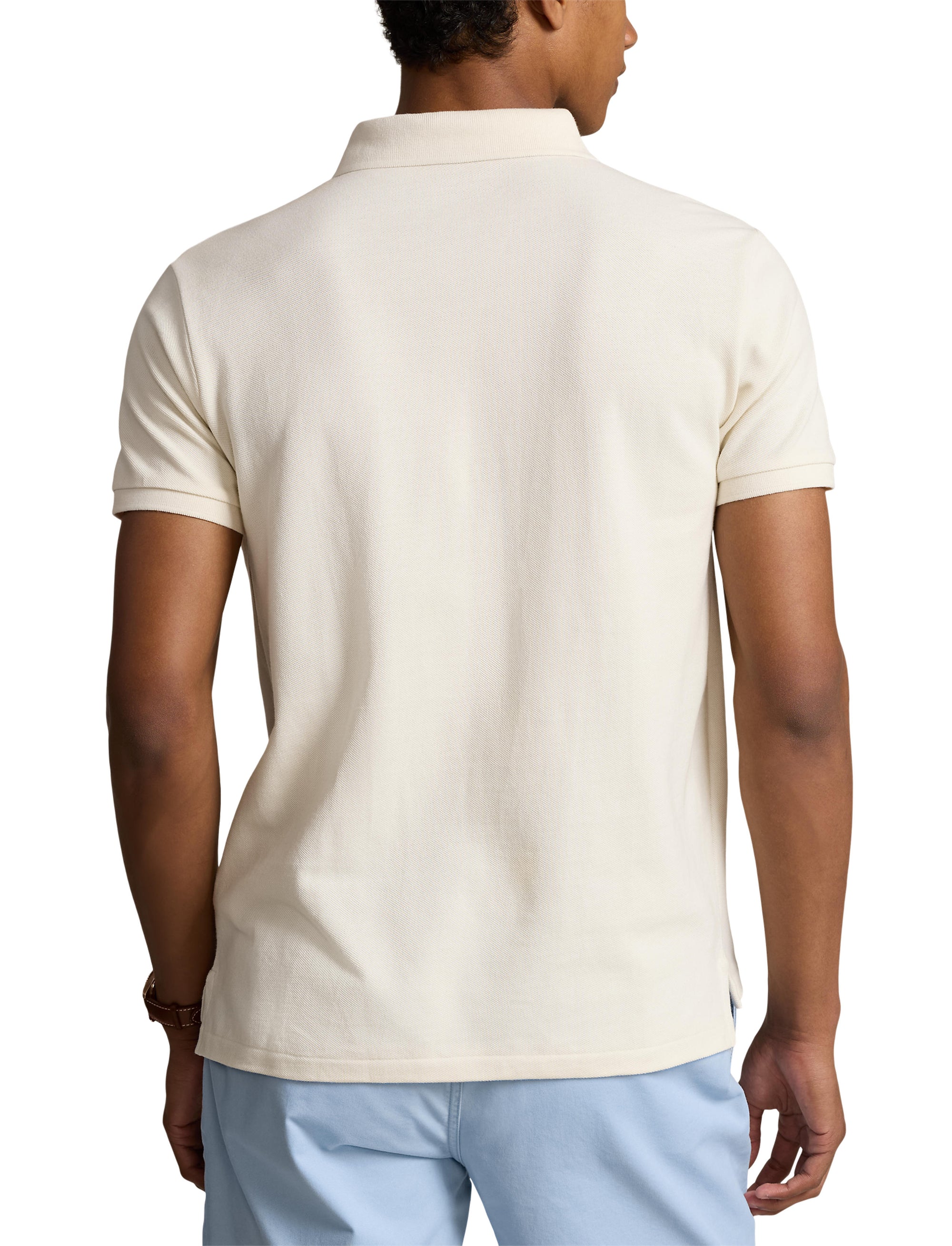Polo coupe classique en coton piqué - Herbal Milk