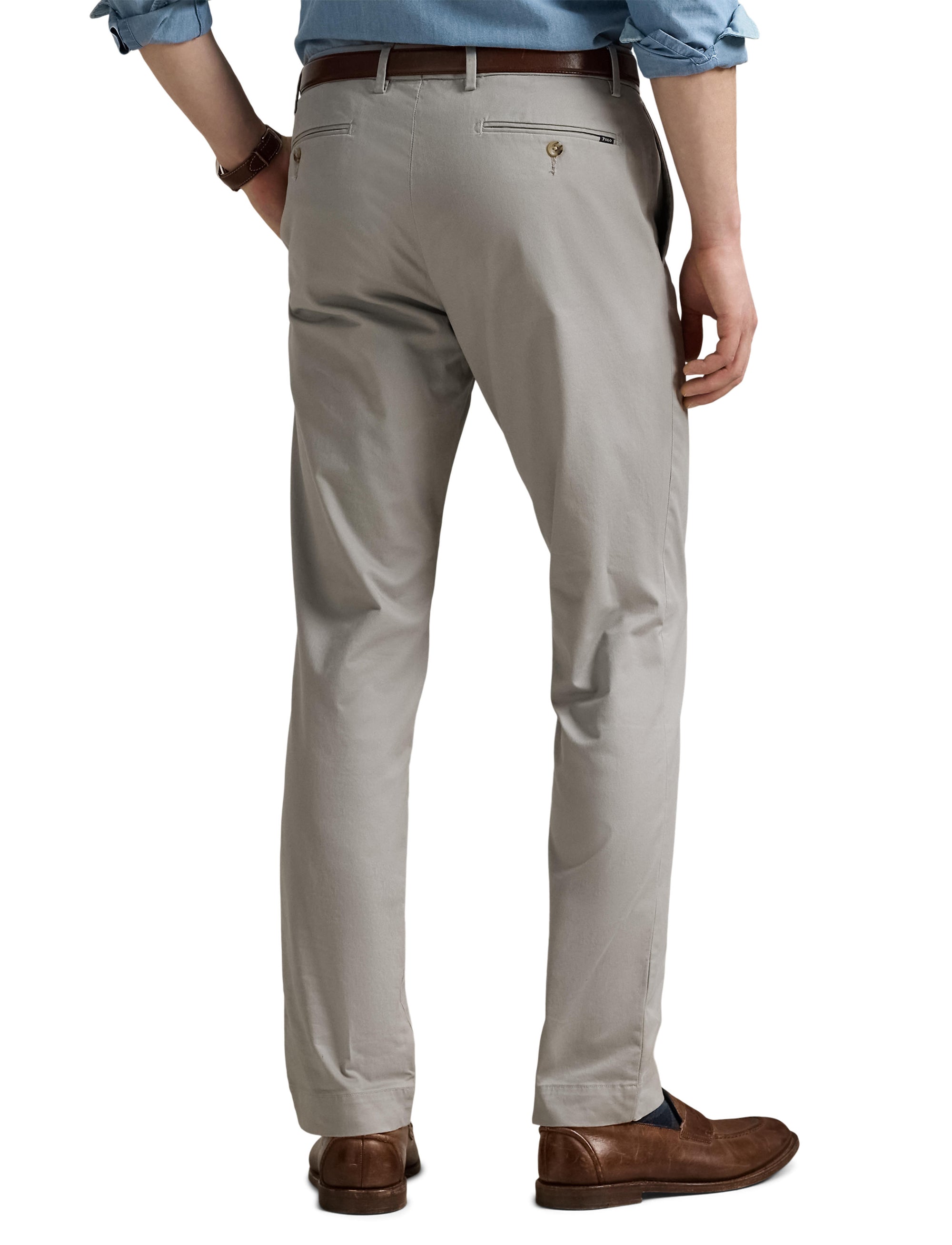 Greenwich Slim Fit chino trousers - Grey Fog