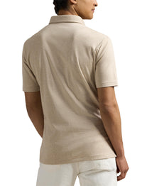 Polo coupe classique en coton doux - Sand Heather