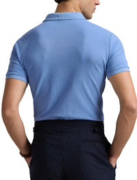 Polo iconique en coton piqué - Campus Blue