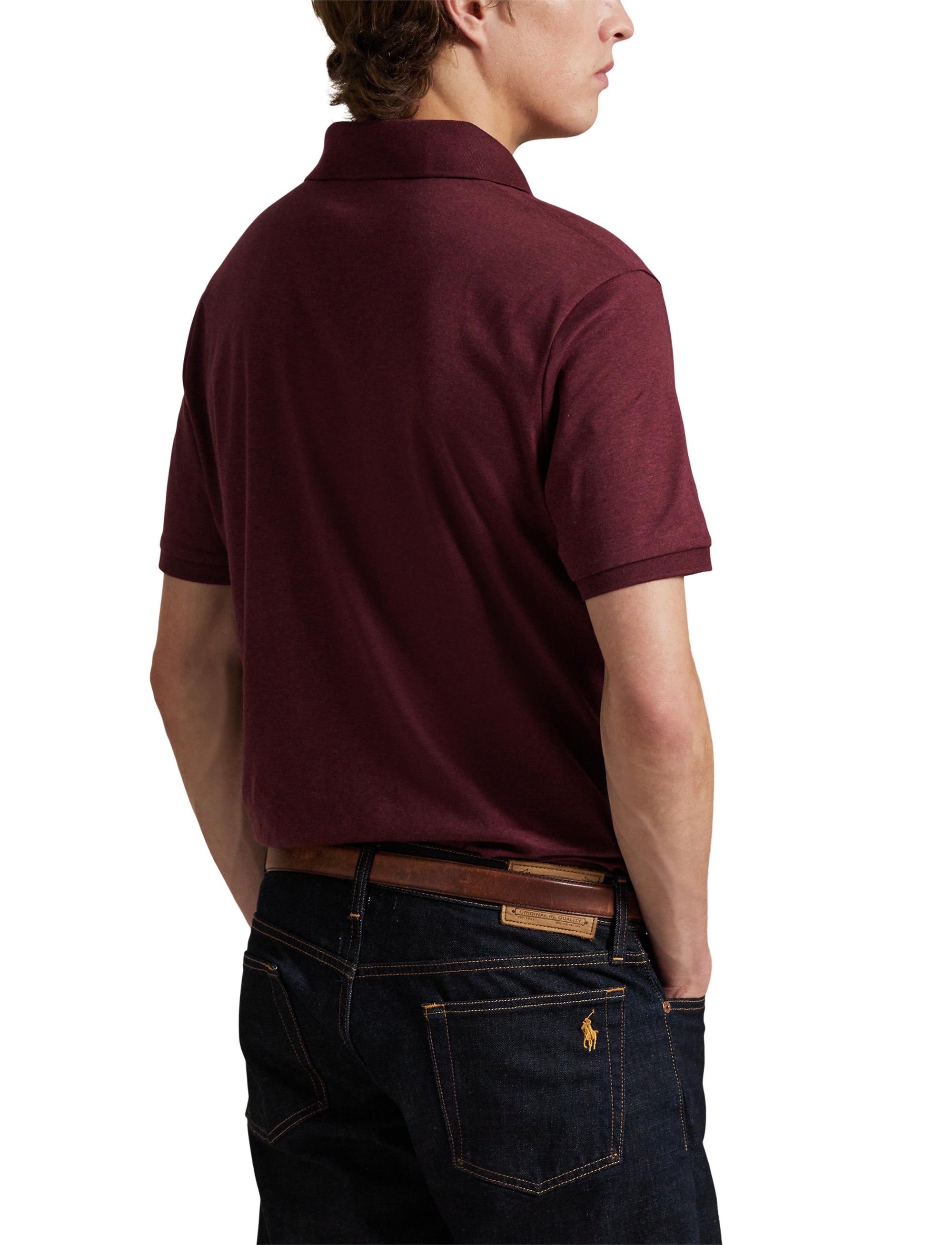 Polo coupe ajustée - Spring Wine Heather