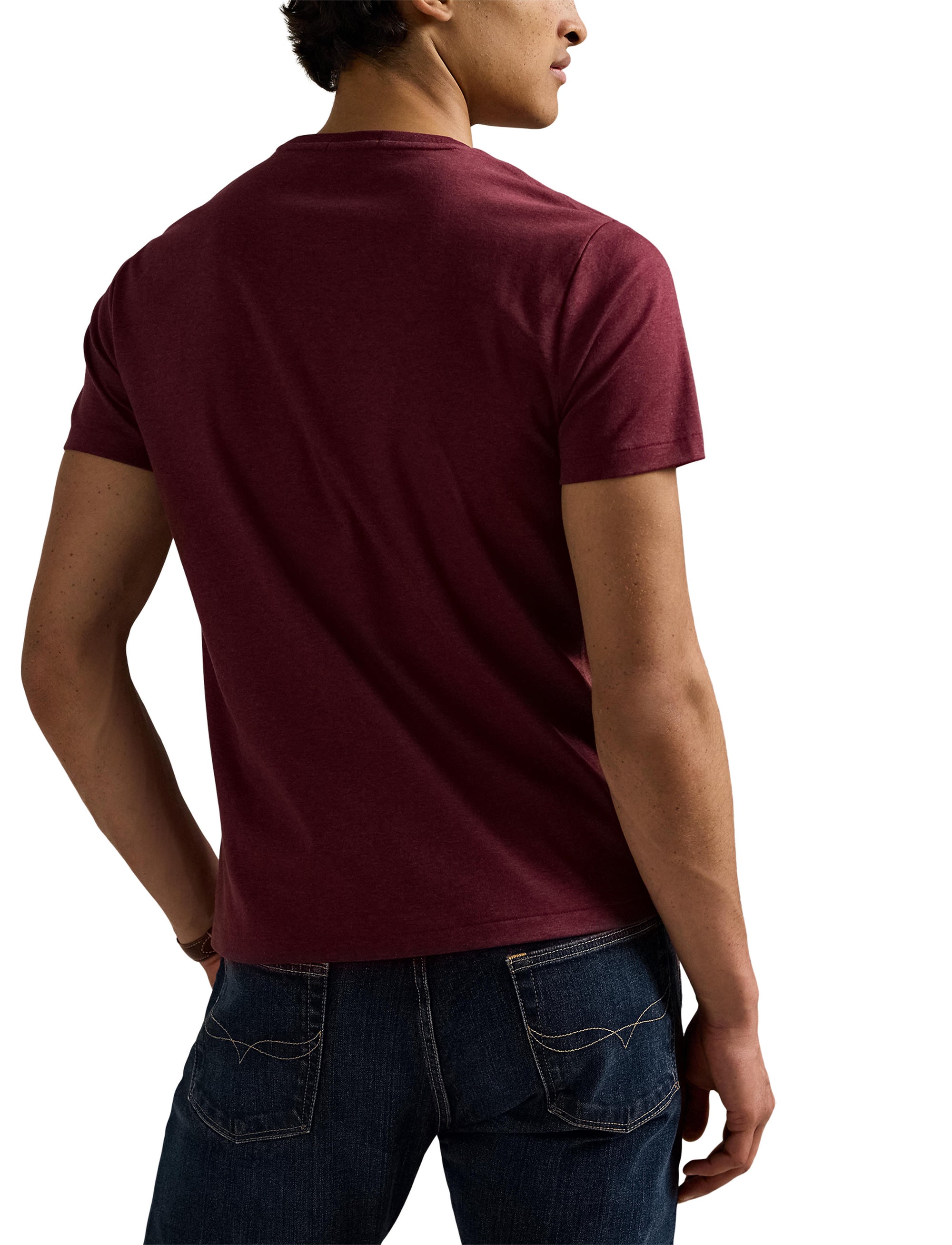 T-shirt Custom Slim Fit - Spring Wine Heather