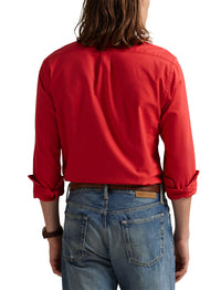 Chemise Oxford Slim Fit teinte en pièce - New Brick