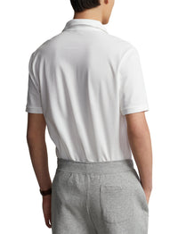 Polo stretch coupe ajustée - White