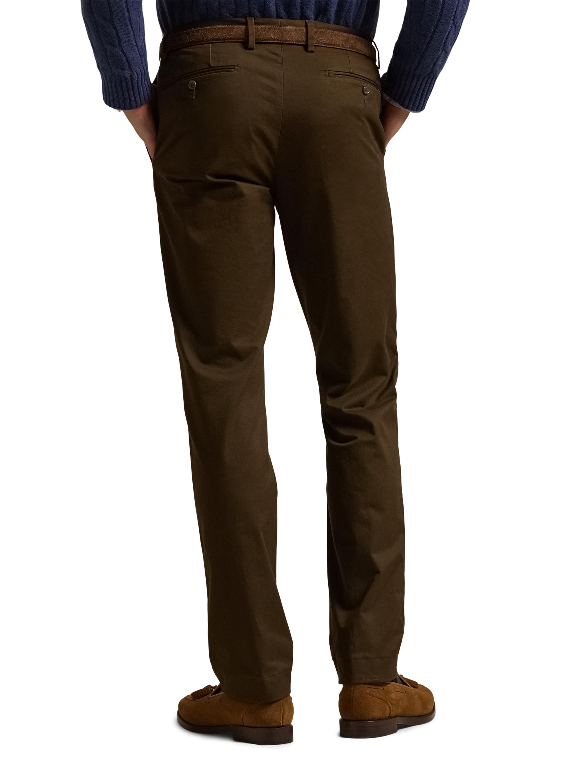Pantalon Greenwich Slim Fit en chino - Dark Brown