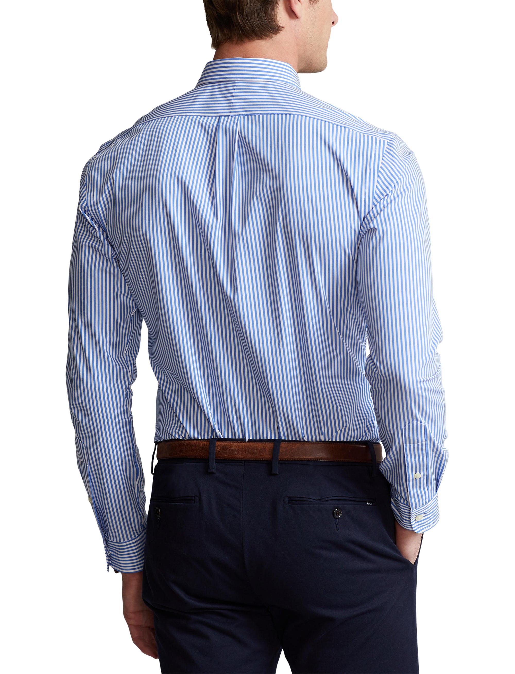 1pcs / NEW // 4655H LIGHT BLUE/WHITE SPORT SHIRT LONG SLEEVE SLBDPPCS