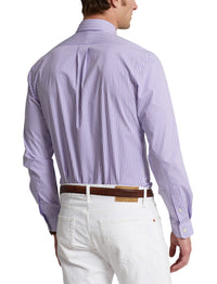1pcs / NEW // 4655K LAVENDER/WHITE SPORT SHIRT LONG SLEEVE SLBDPPCS