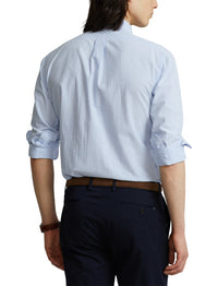 Chemise classique en seersucker - Light Blue & White