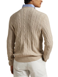 Pull iconique en cachemire torsadé - Natural Cream Heather