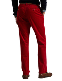 Stretch corduroy straight-leg trousers - Ralph Red X