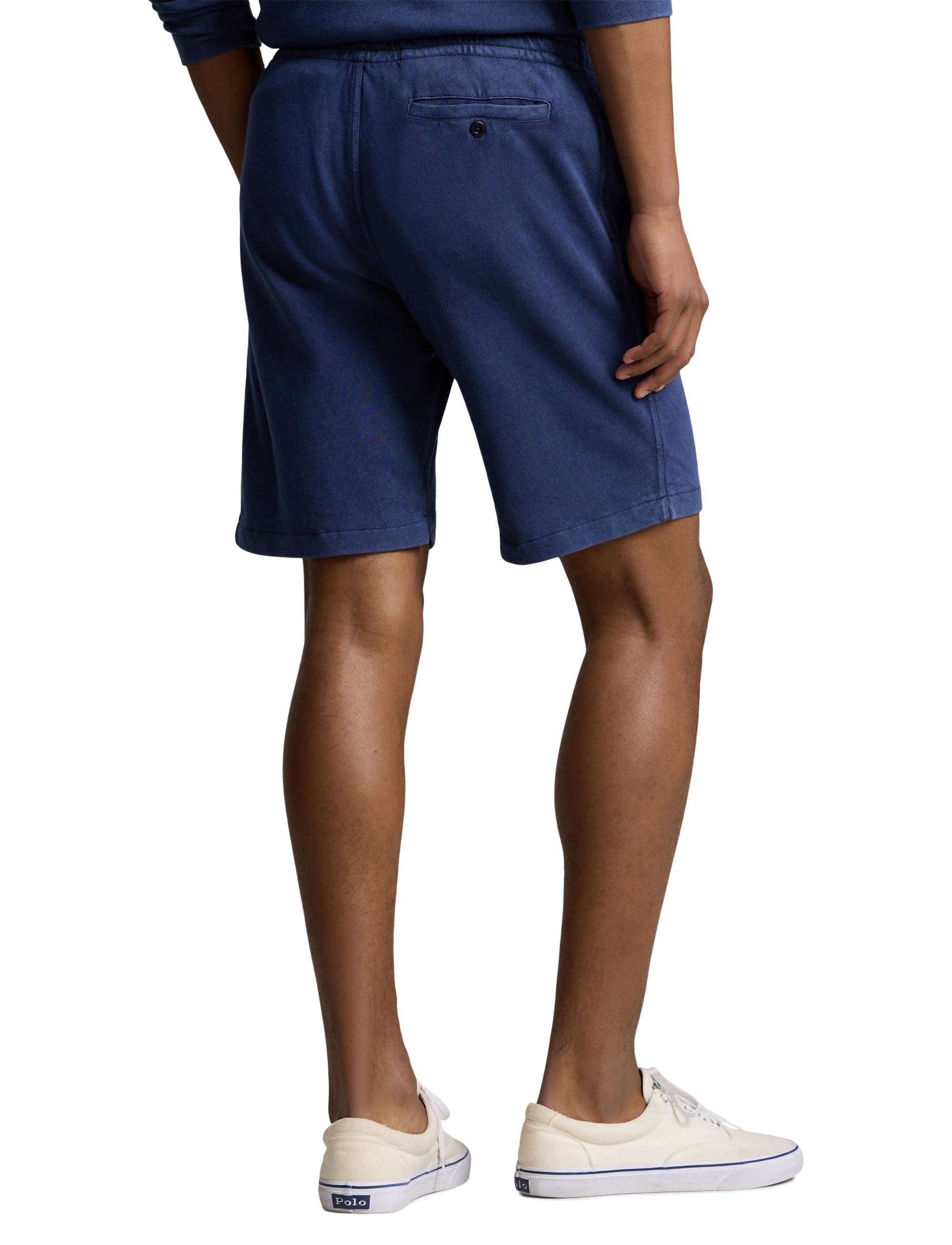 Short en molleton de coton éponge - Newport Navy