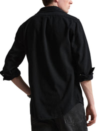 Chemise ajustée en flanelle grattée - Polo Black