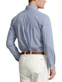 Chemise à manches longues - Navy & White