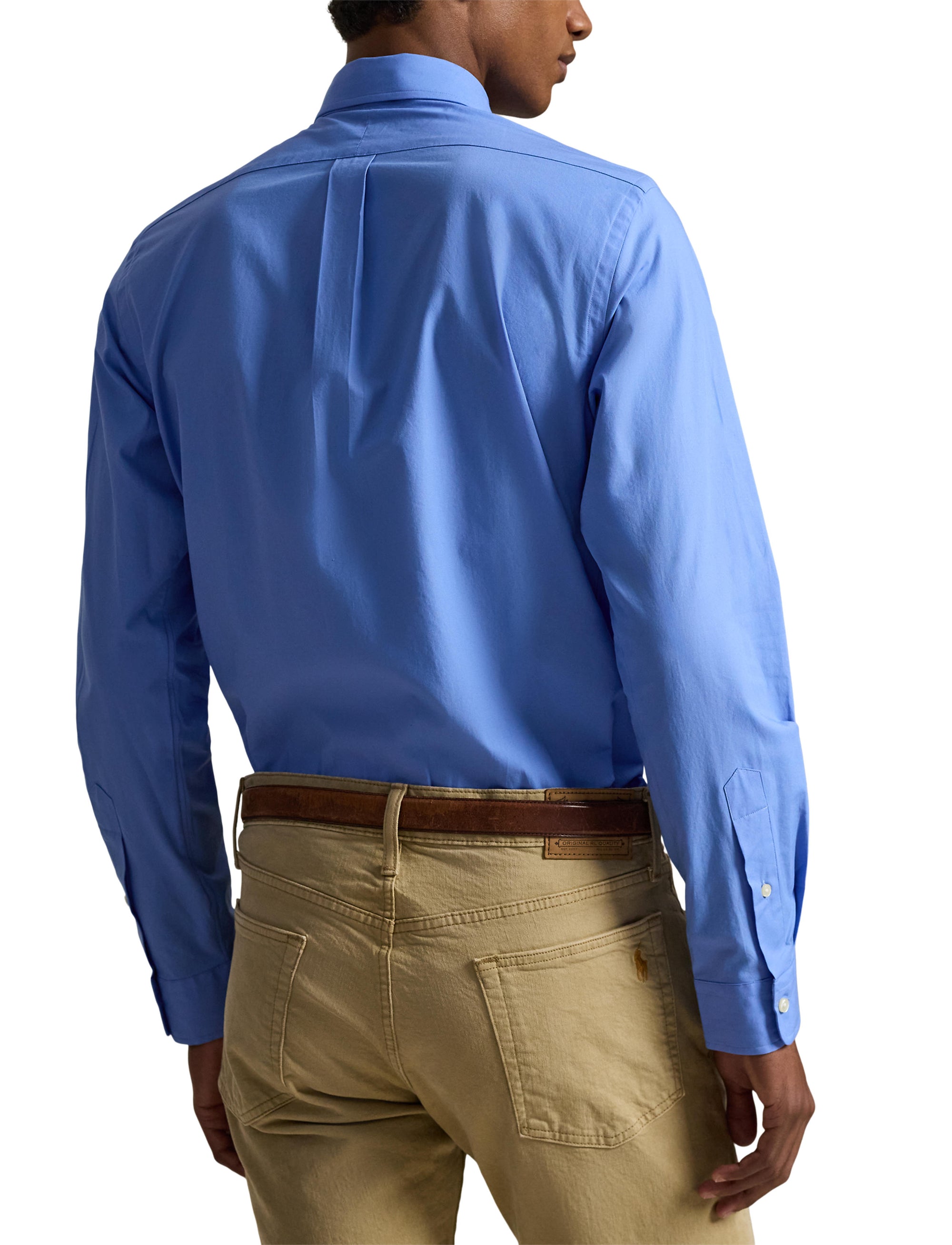 Chemise en popeline stretch Classic Fit - Harbor Island Blue