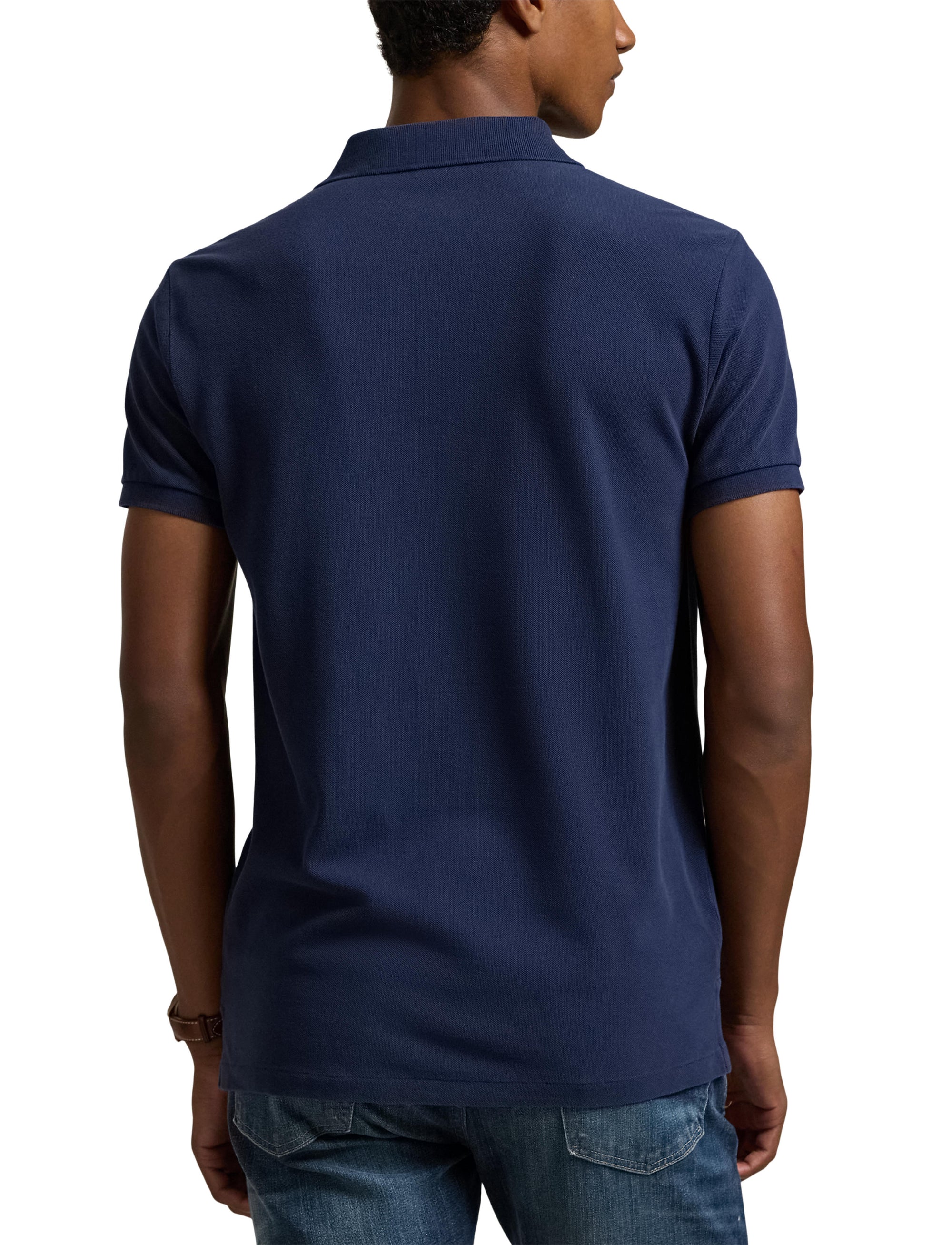 Polo Big Pony en piqué coupe ajustée - Cruise Navy