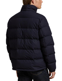 Decker down jacket in wool - Navy Collection