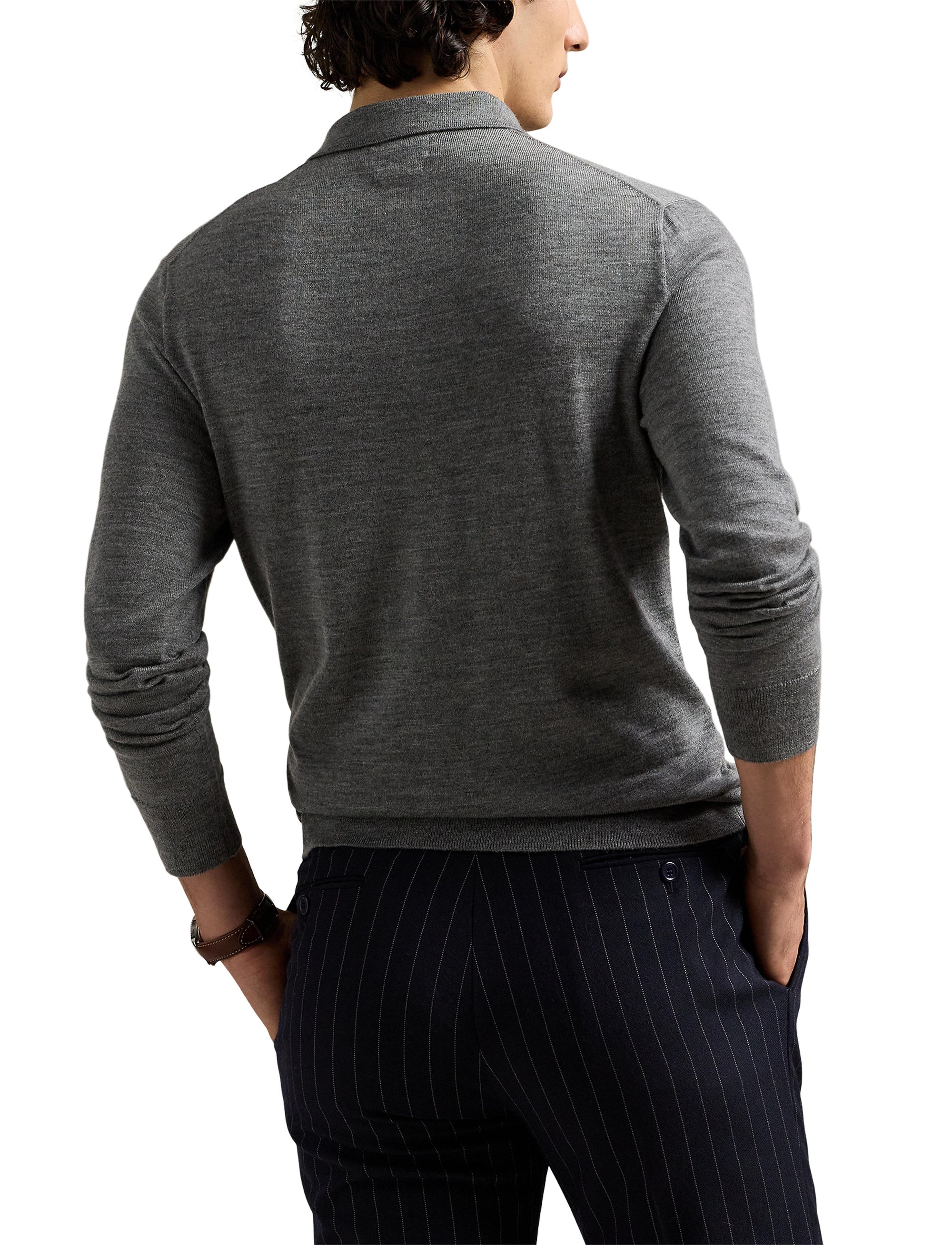 4pcs / NEW // FAWN GREY HEATHER PULLOVER LONG SLEEVE LSPLKTPP