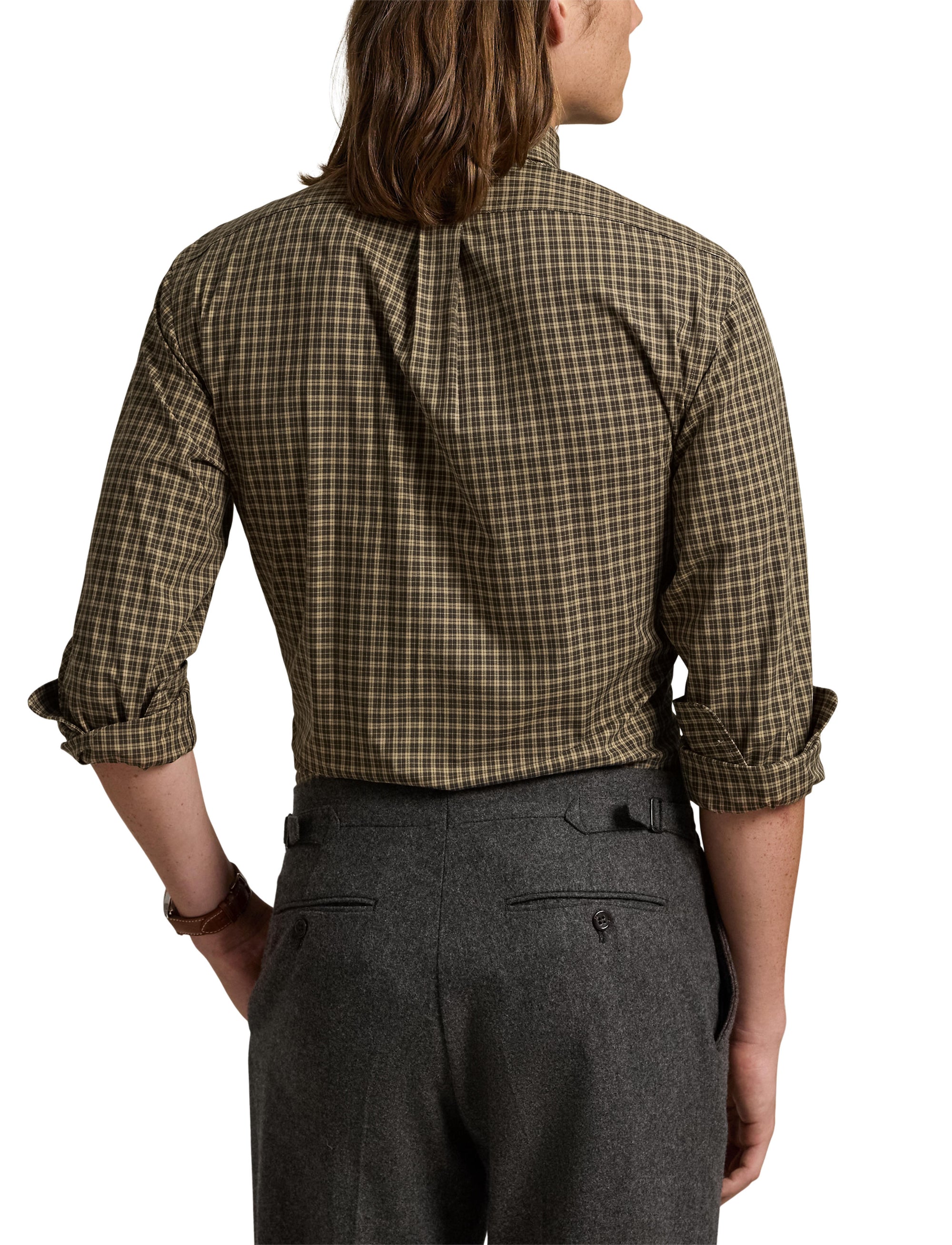 12pcs / NEW // 6538 KHAKI/OLIVE MULTI SPORT SHIRT LONG SLEEVE CUBDPPCS