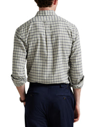 7pcs / NEW // 6948 WHITE GREY HEATHER MULTI SPORT SHIRT LONG SLEEVE CUBDPPCS