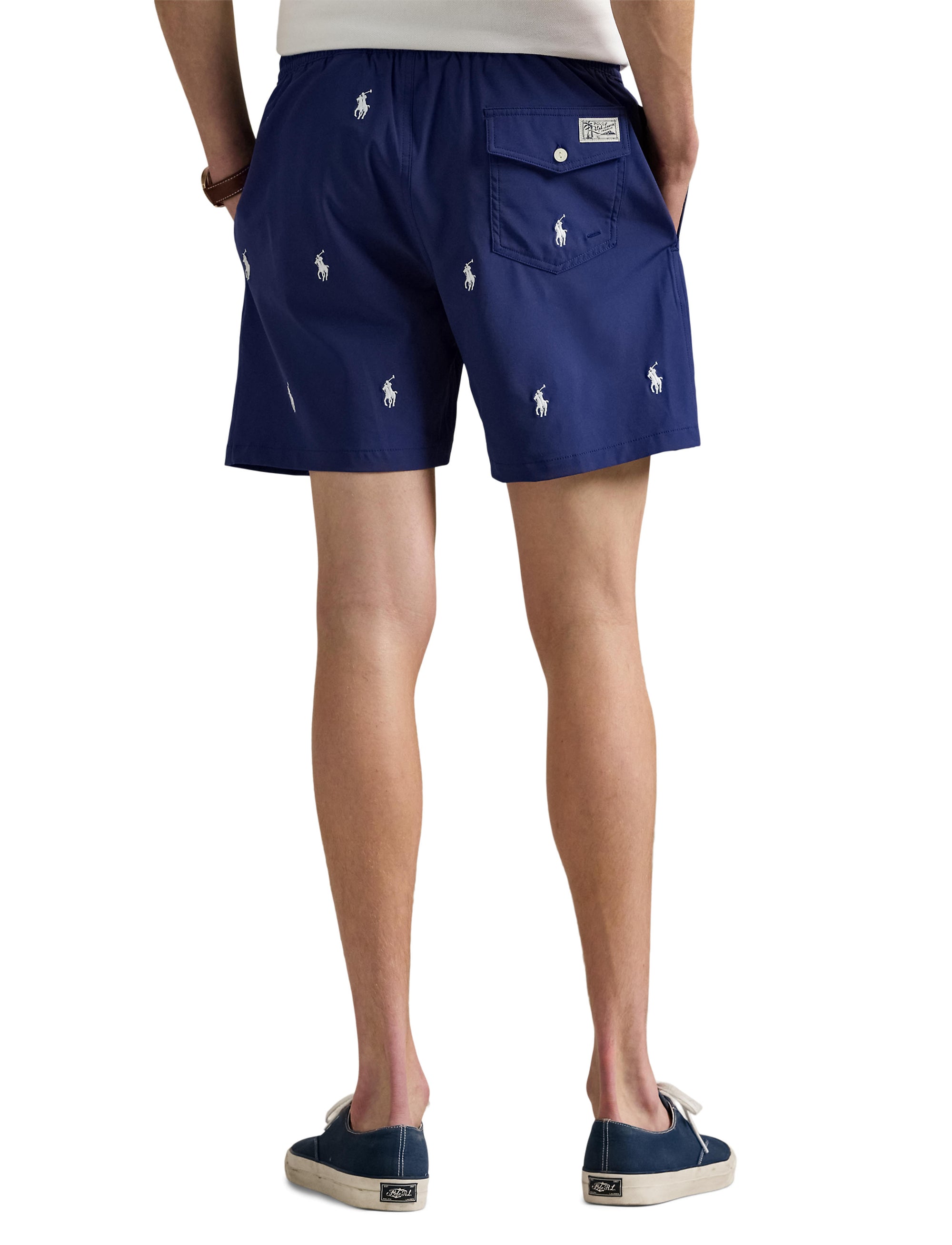 Short de bain Traveler classique - Fall Royal With White Aoe Pp