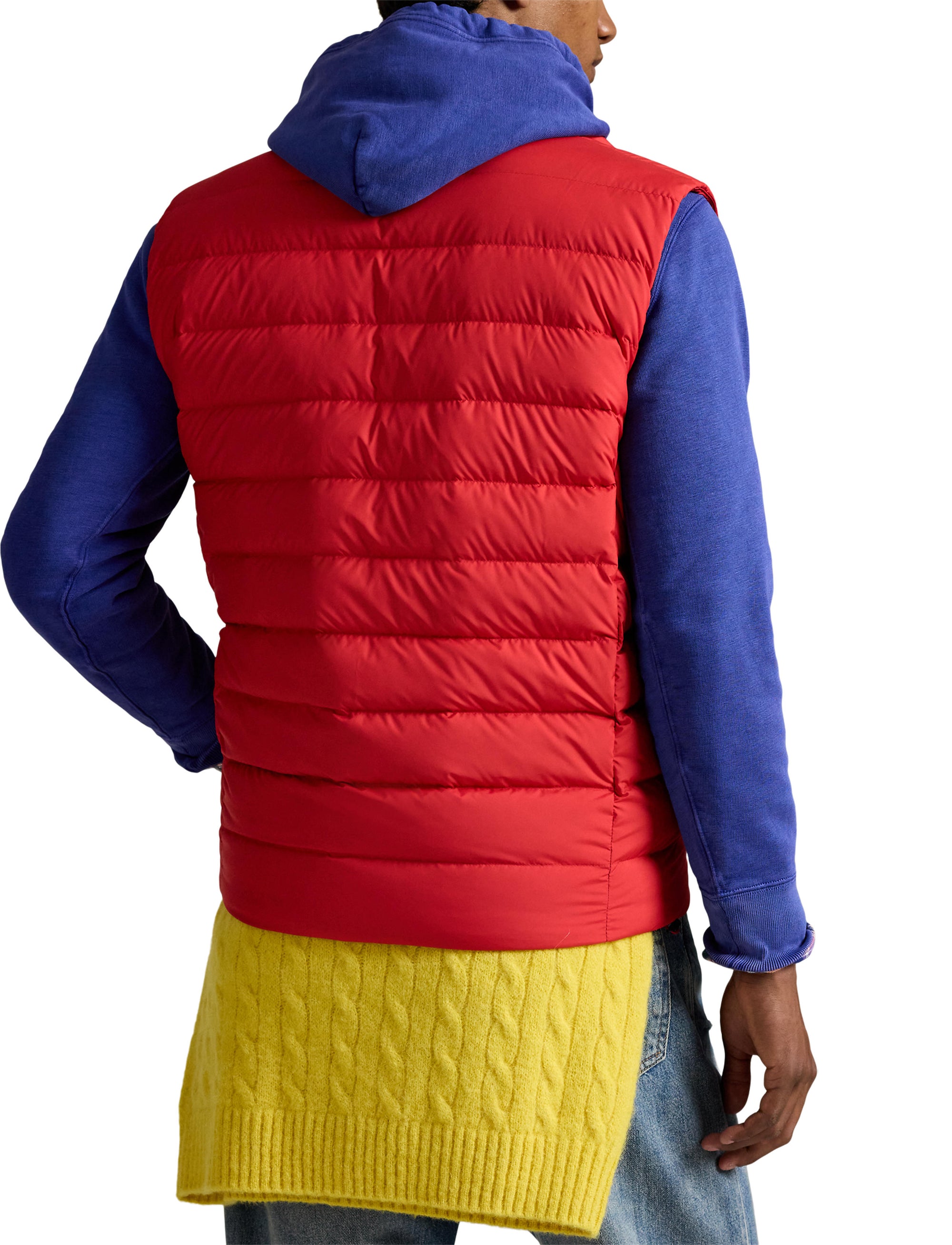 Colden packable down waistcoat - Red