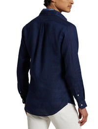 Chemise Slim Fit en lin - Newport Navy