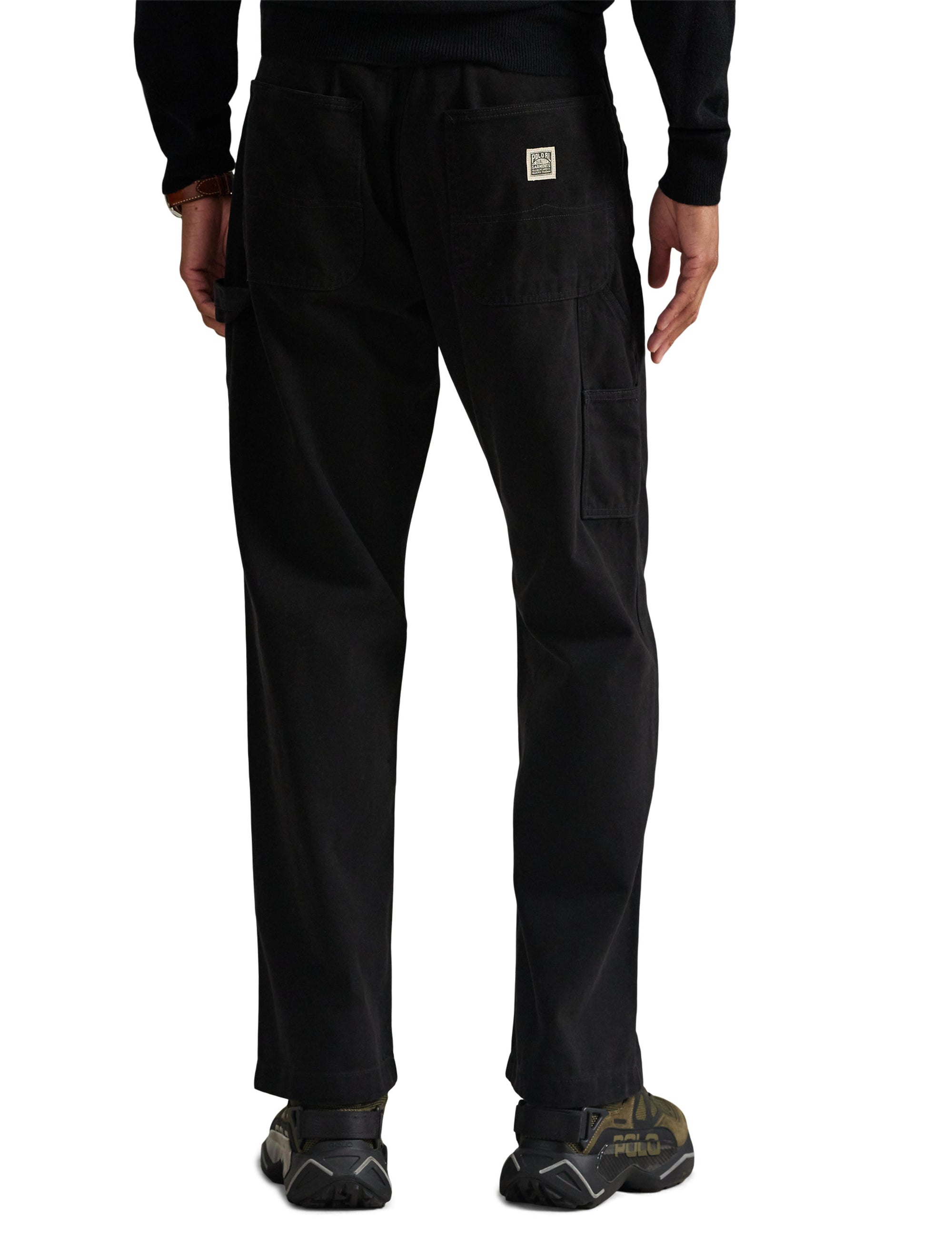 Polo Dungaree Canvas Carpenter Trousers - Polo Black