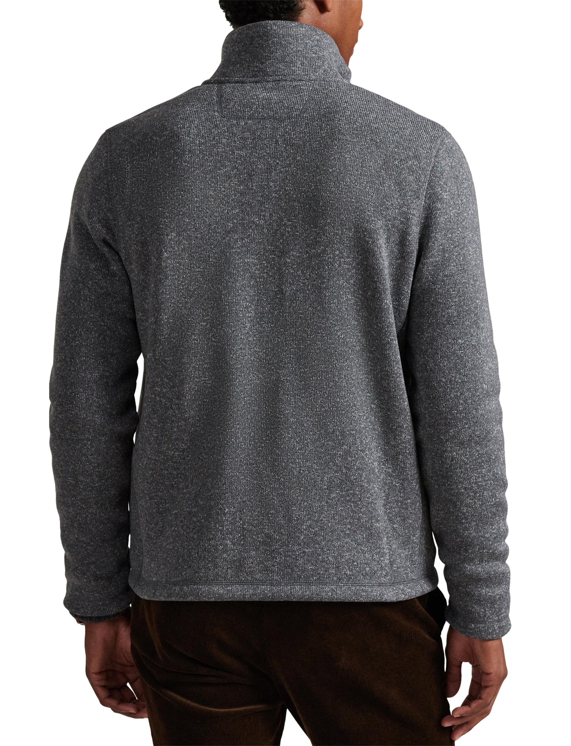 Veste zippée intégrale - Gris chiné
