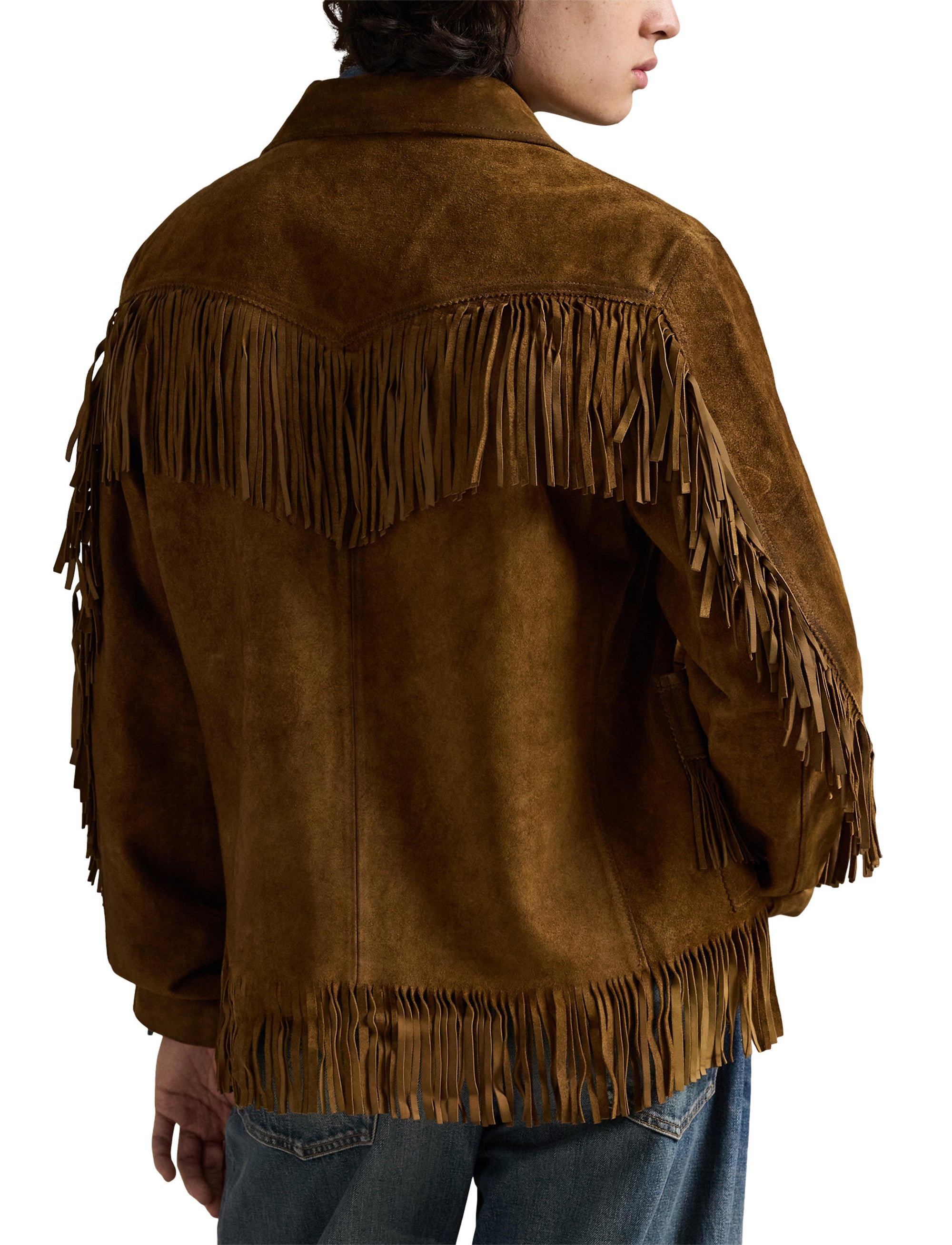 Veste à franges en daim - Hunter Brown