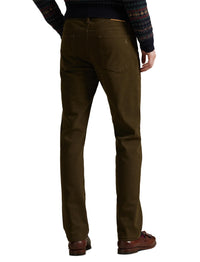 Pantalon slim droit Varick en sergé stretch - Dark Brown
