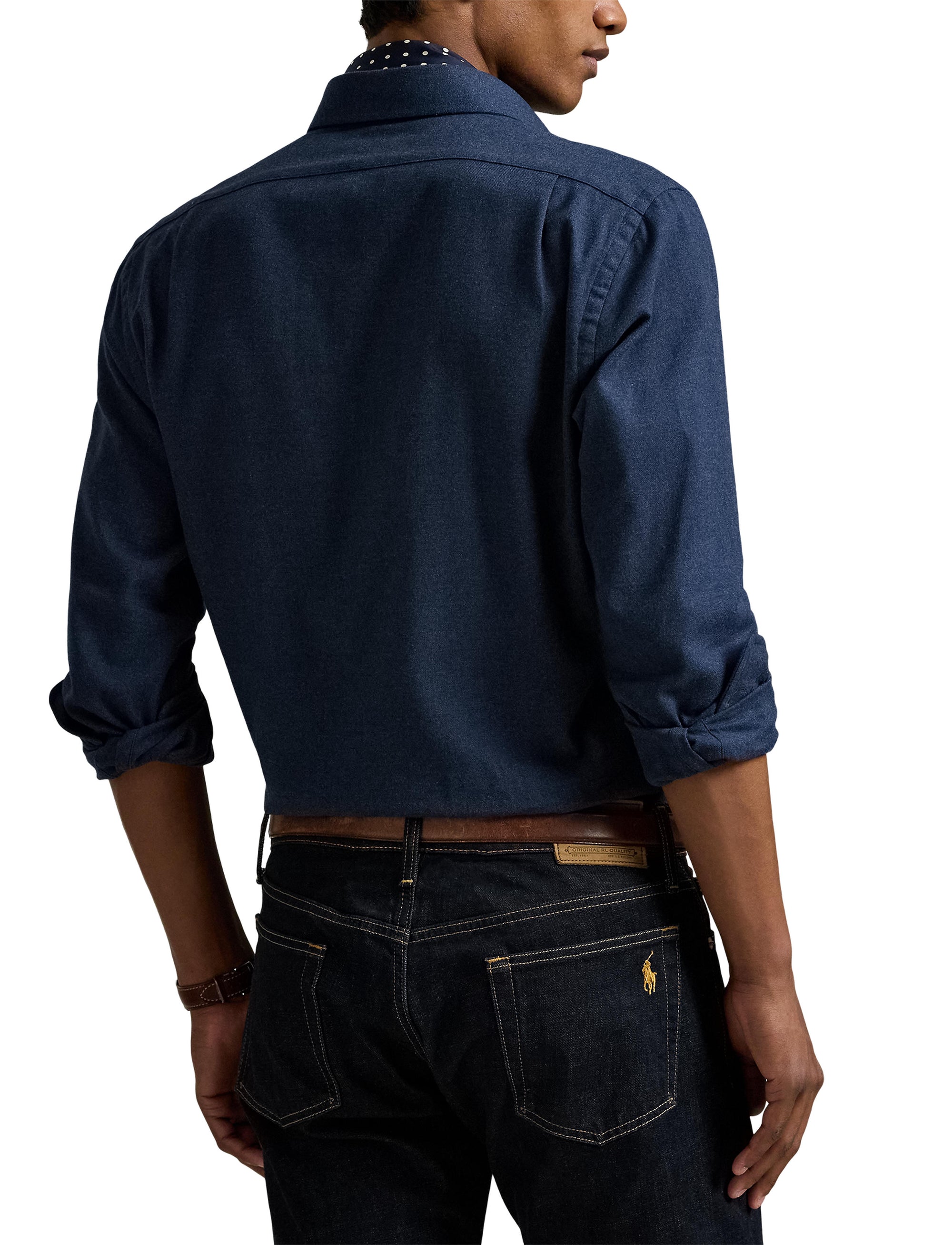 8pcs / NEW // 6545O MEDIEVAL BLUE HEATHER SPORT SHIRT LONG SLEEVE CUESTPPCS