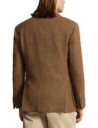 La veste RL67 à chevrons en laine - Brown & Camel