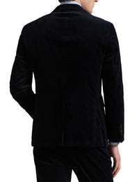 Veste Polo Tailored Fit velours côtelé - Fall Navy