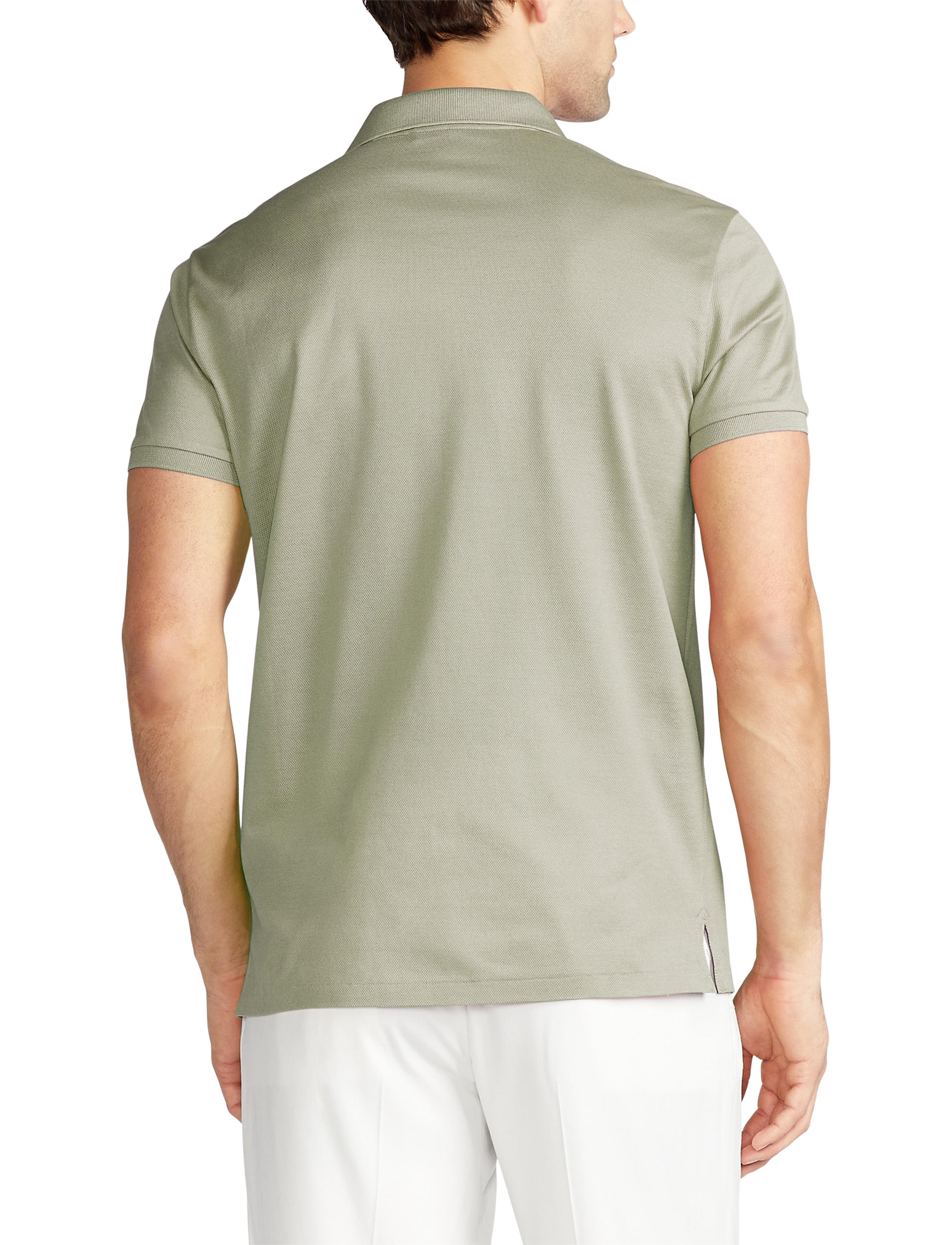 Polo Custom Slim Fit en piqué - Sea Spray