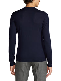 Pull col rond en cachemire - Classic Chairman Navy
