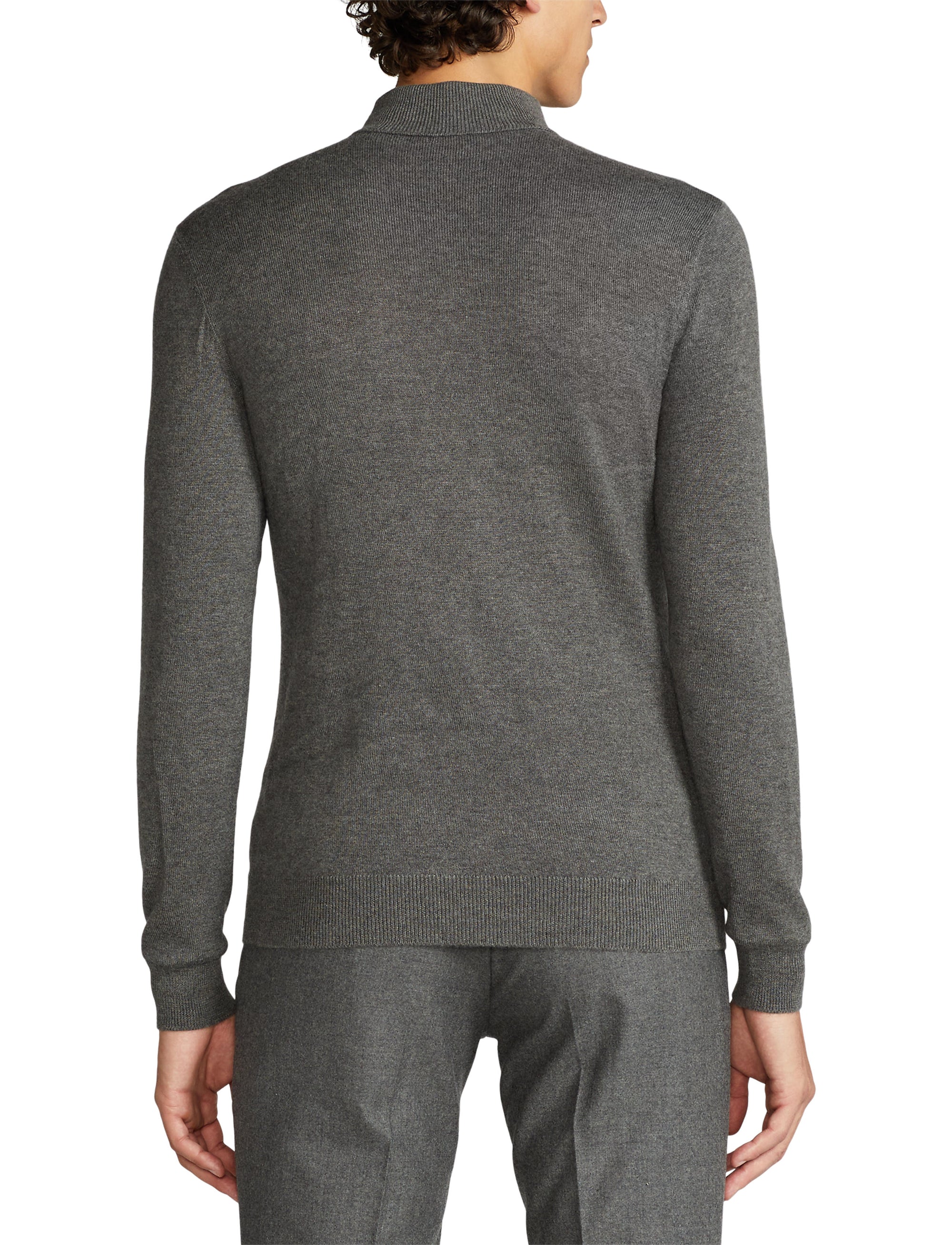 Pull col roulé en cachemire - Gris
