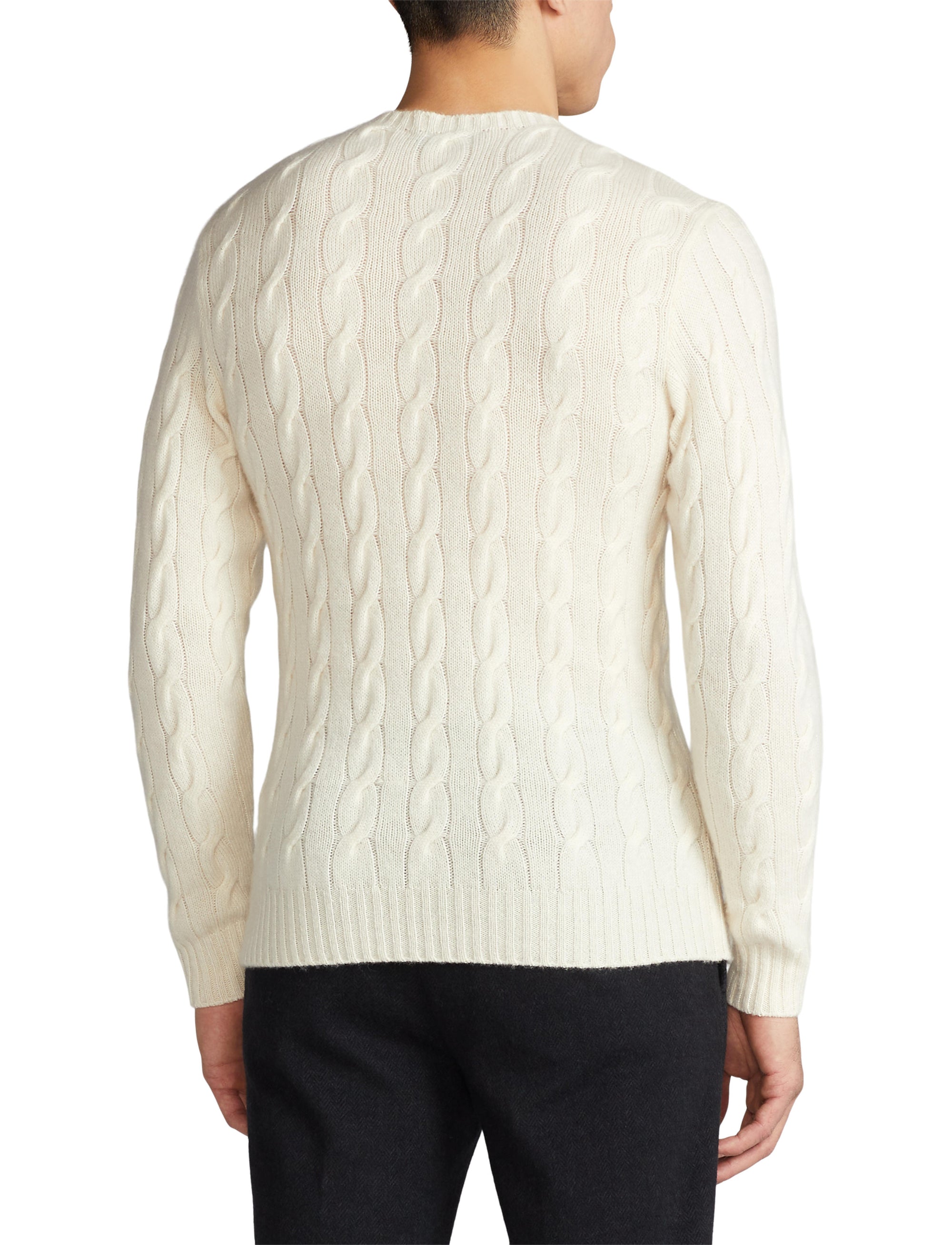 Pull en cachemire torsadé - Classic Cream