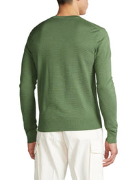 Pull col rond en soie - Sea Spray