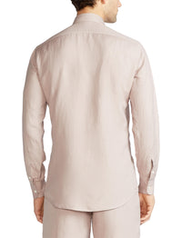 Linen and silk shirt - Dusty Pink
