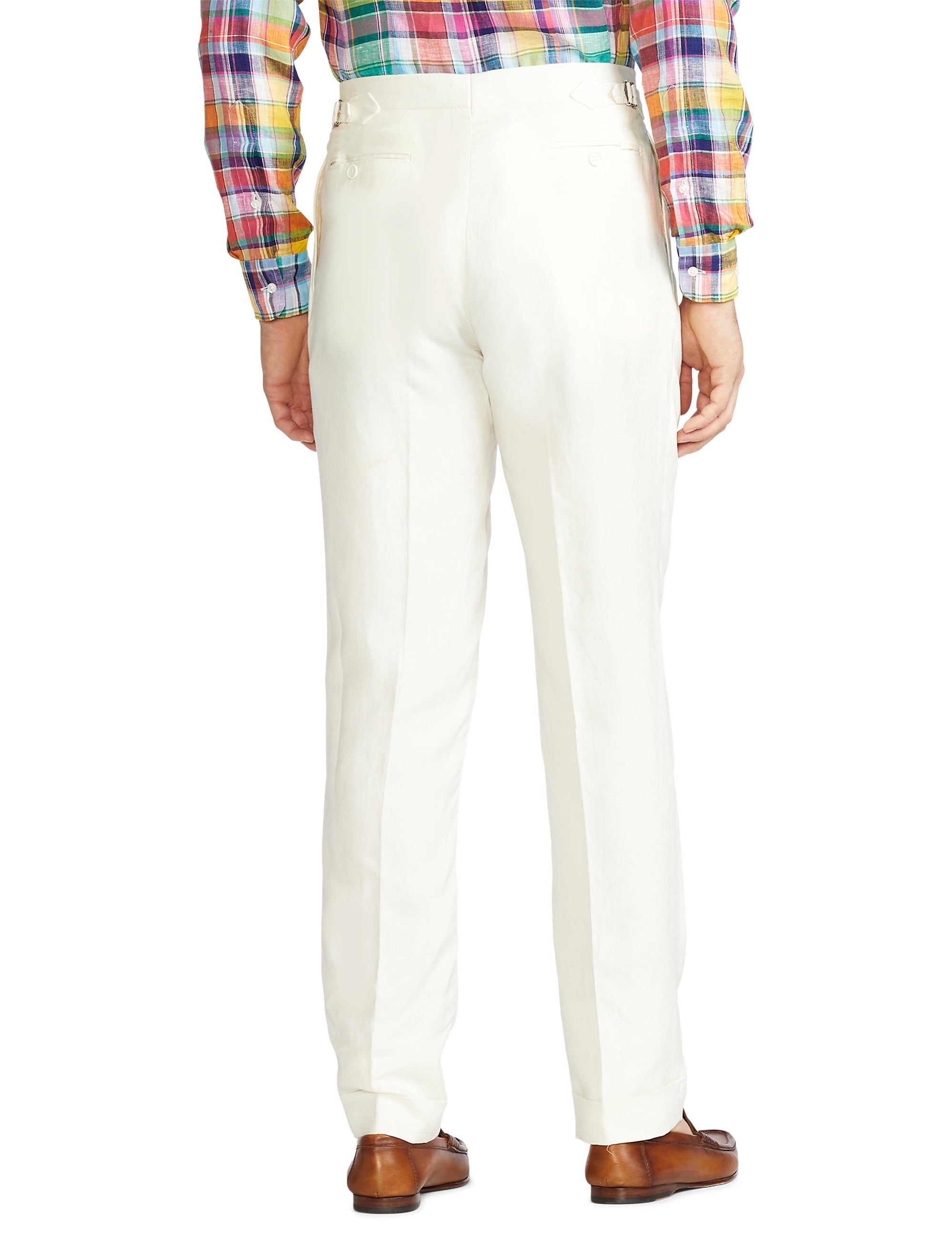 Pantalon Gregory en lin et soie mélangé - Classic Cream